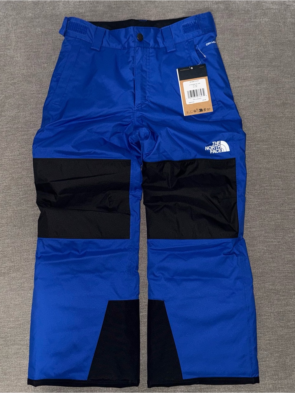The North Face boys freedom insulated snow pants size S(7/8) NWT